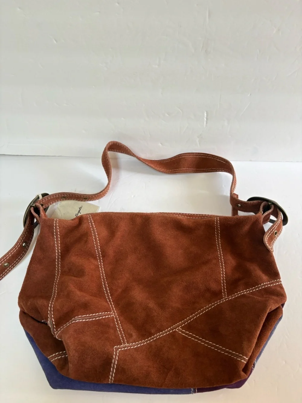 NWOT Free People Montage Suede Shoulder Bag